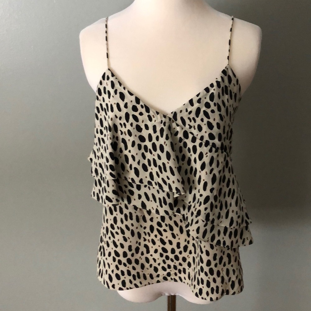 J.Crew leopard dot animal print silk camisole 4